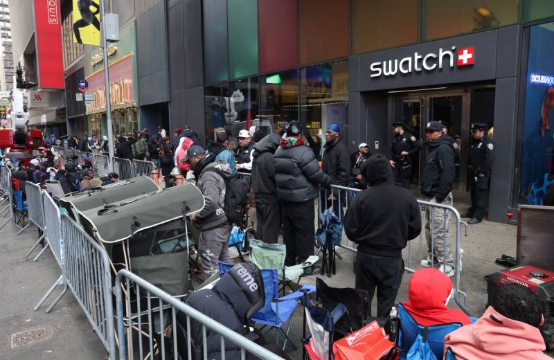 Scuffles from Europe to NYC as Swatch sale descends into chaos