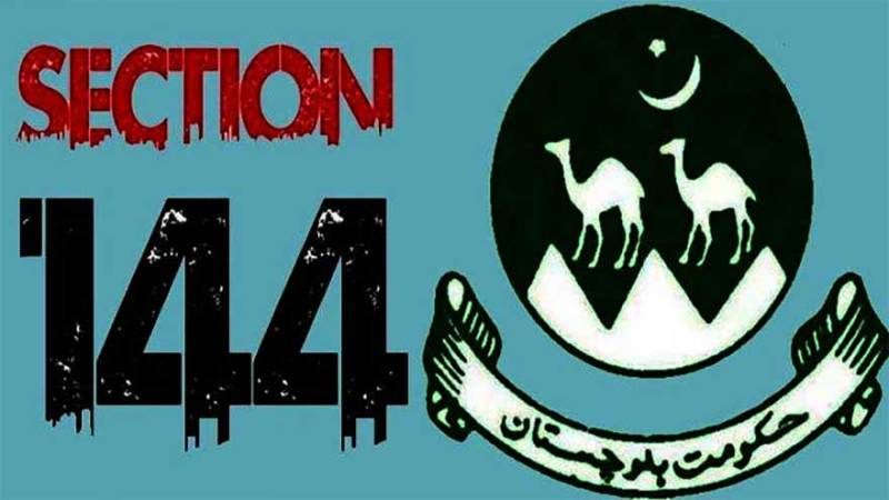 Section 144 imposed in Quetta amid security threats