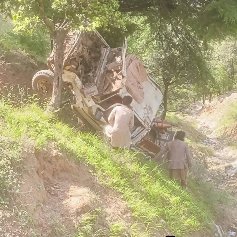 Two women killed, three injured as vehicle plunges into ravine in Upper Dir