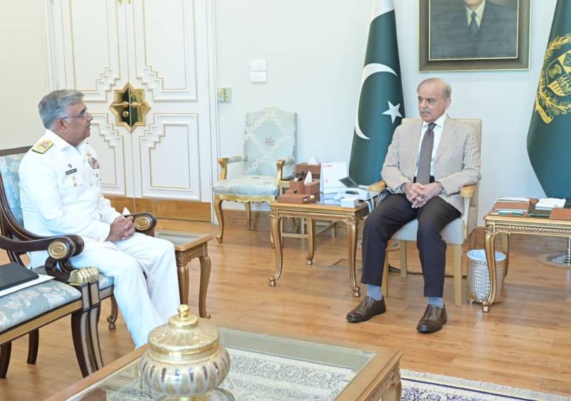Naval Chief Admiral Ashraf calls on PM Shehbaz