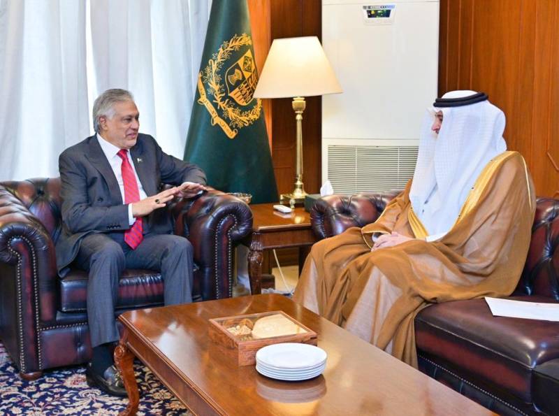 Ishaq Dar, Saudi envoy discuss regional peace