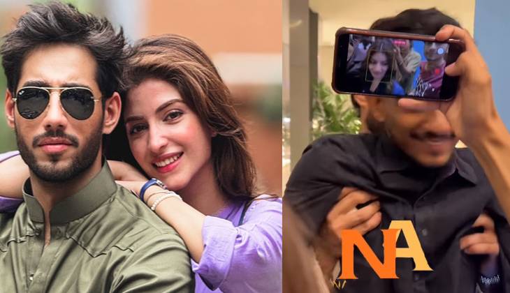 Ali Raza's 'protective behavior' towards Kinza Hashmi grabs fans' attention