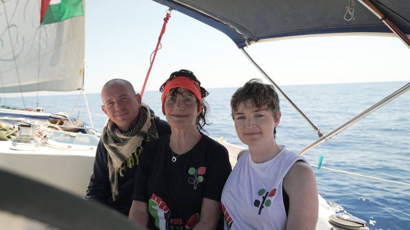 Irish president's sister intercepted by Israel on Gaza boat: organisers