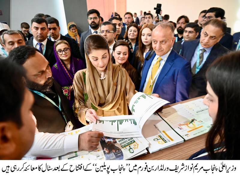 Maryam Nawaz inaugurates Punjab Pavilion at World Urban Forum in Baku