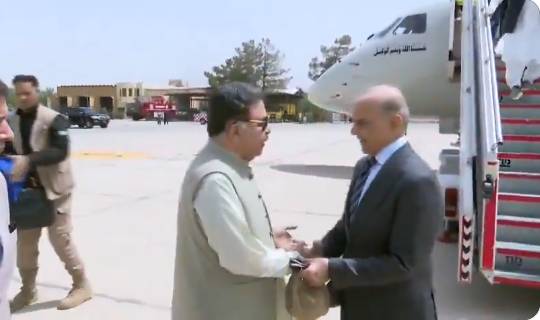 PM Shehbaz lands in Quetta 