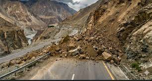 Karakoram Highway shut for all traffic after landsliding at many points