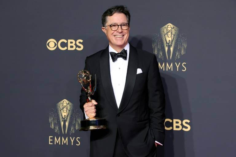 'Fired and festive': 'Late Show' host Stephen Colbert bows out