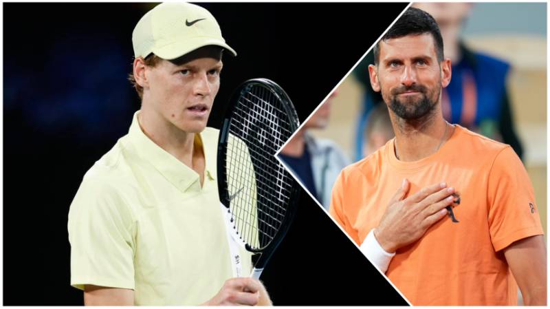 Sinner, Djokovic kept apart in French Open draw