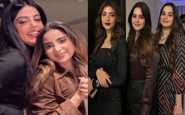 Aiman, Yashma, Saboor and Kinza portray ultimate friendship goals exercising together 