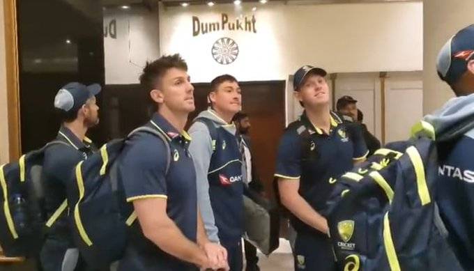 Australia ODI squad arrives in Islamabad