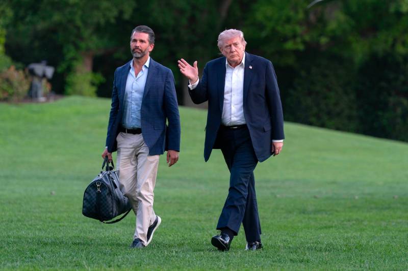 Trump says Iran war may keep him from son's wedding