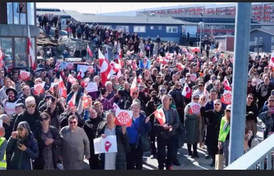 Greenlanders protest outside US consulate's new office