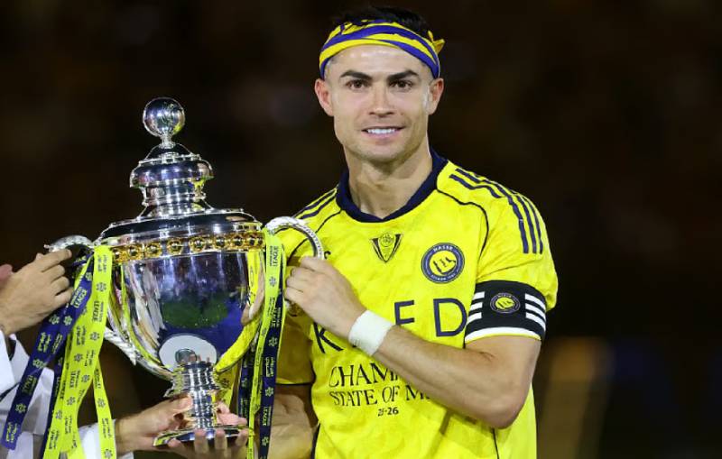Ronaldo strikes twice to end long wait for Saudi title