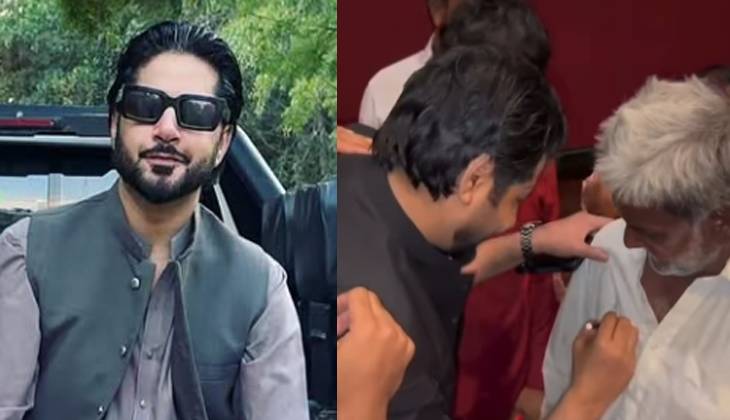 Imran Ashraf praised for kind gesture towards elderly fan
