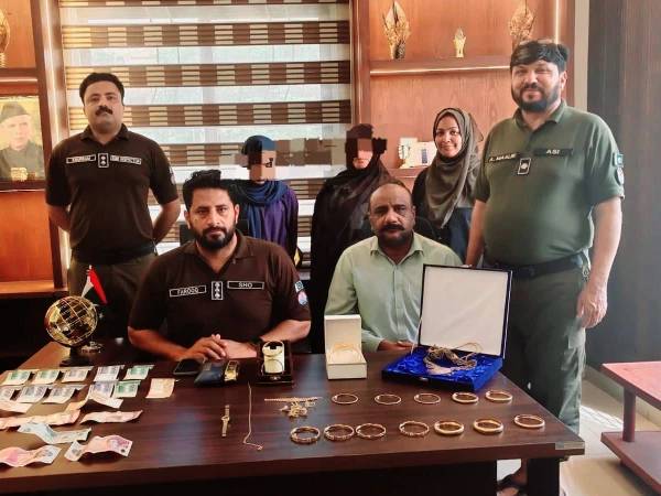 Lahore police arrest maid, mother over Rs12m theft in Nawab Town