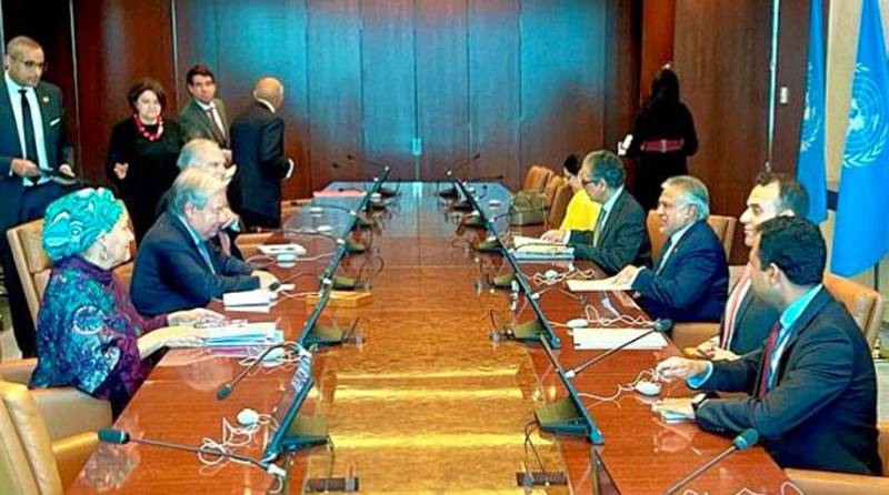 DPM Dar, UN Chief Antonio discuss peace progress in Mideast