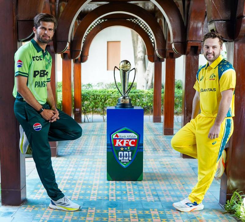 Pakistan, Australia unveil trophy for upcoming ODI Series