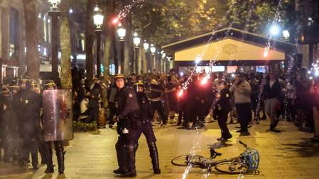 French police arrest 416 people in clashes after Champions League final