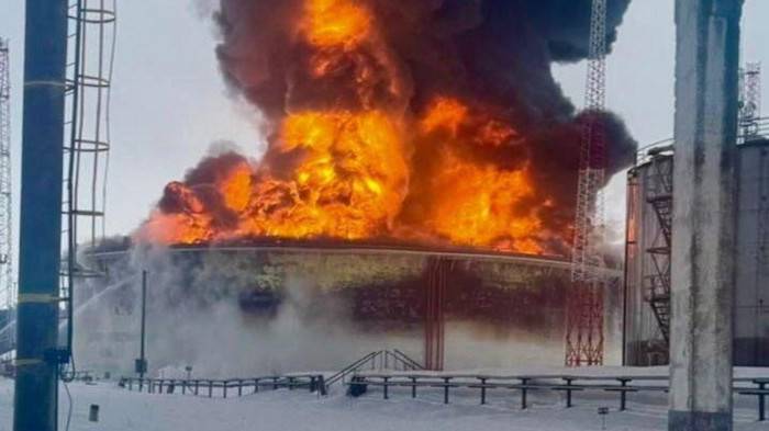 Kyiv says struck Russian pipeline and oil depot