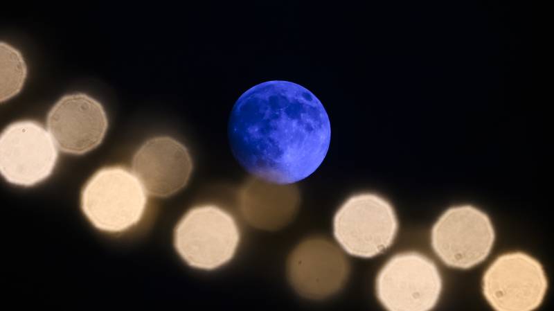Rare blue moon to light up skies tonight