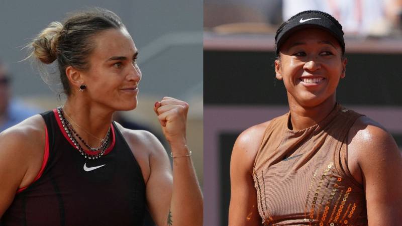 Sabalenka, Osaka clash in blockbuster French Open tie