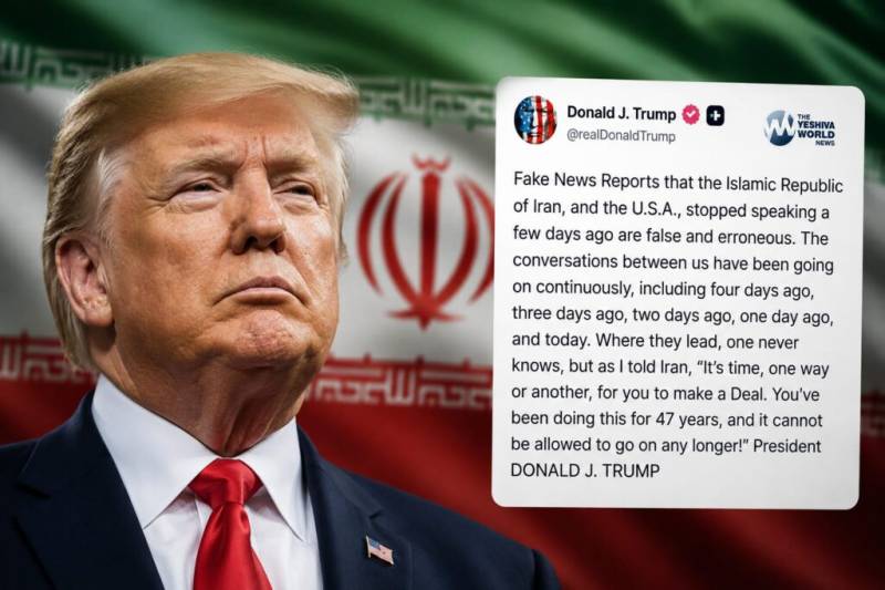 Trump says Iran talks happening 'continuously'