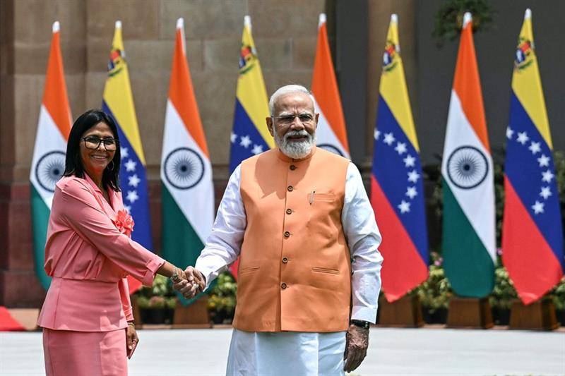 India sees Venezuelan oil 'opportunity' as Rodriguez meets Modi