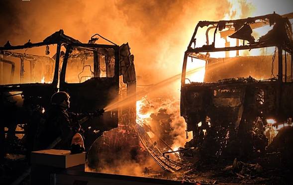 Russian strikes kill 7 in Ukraine, destroy children's food plant