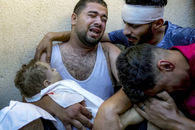 At his baby's funeral, a Palestinian father refuses to absolve Israel