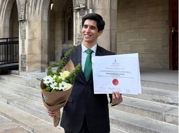 Qasim Virk earns prestigious Dean’s List Scholar Recognition at University of Toronto