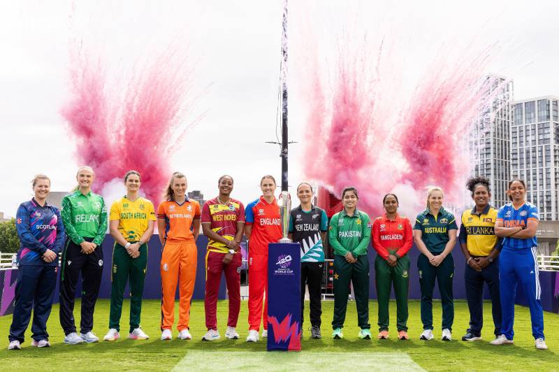 ICC Women’s World Cup captains gather in London for trophy shoot ahead of event