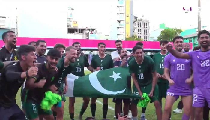 Pakistan beat Afghanistan to reach historic football final after 64 years
