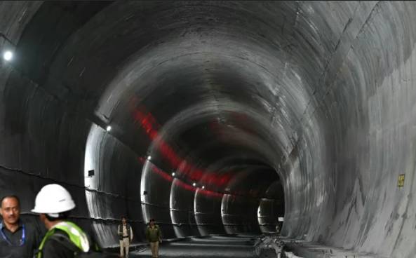 India breaks through Himalayan tunnel to China border zone