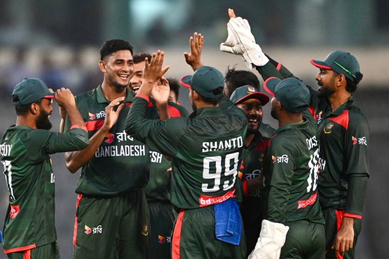 Bangladesh thrash Australia in rain-hit first ODI