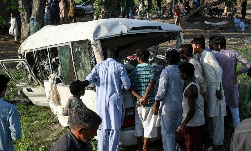 10 family members killed, 13 injured in Murree Expressway van fire