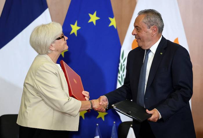 Turkey says France-Cyprus troops deal illegal