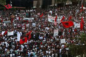 Thousands of Albanians protest Trump-linked resort project