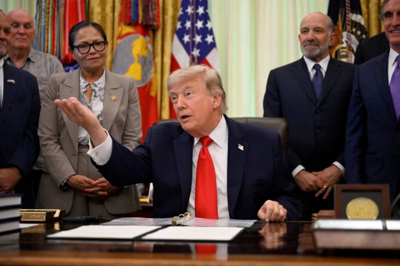 Trump touts 