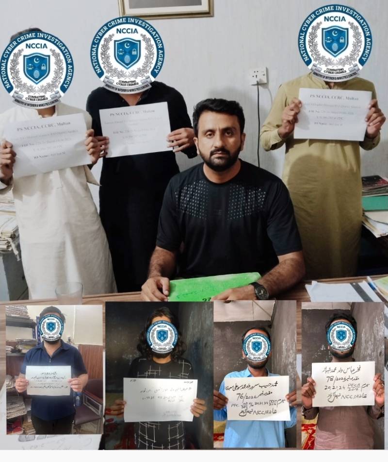 NCCIA Punjab arrests 10 suspects for online harassment, blackmail of women