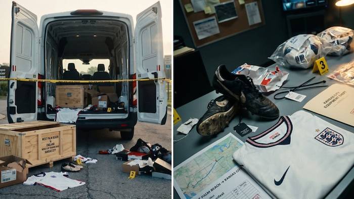 England training equipment recovered after theft in USA 