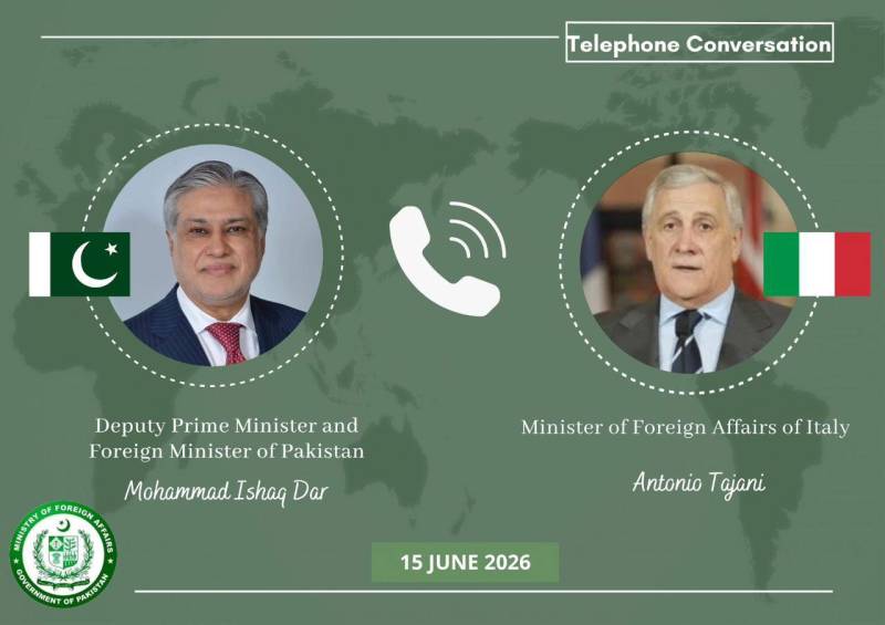 Pakistan, Italy vow to strengthen cooperation