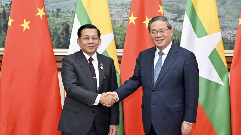 Myanmar's president arrives in China to boost trade ties