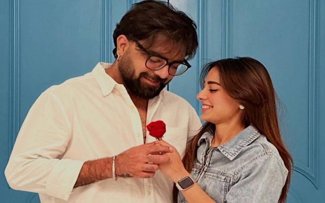 Iqra Aziz and Yasir Hussain turn heads with their romantic chemistry
