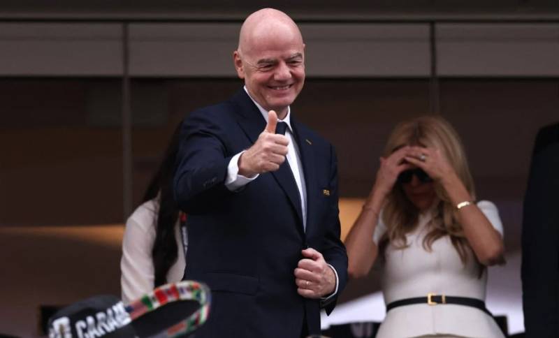 Infantino celebrates '1 million fans' so far at World Cup matches