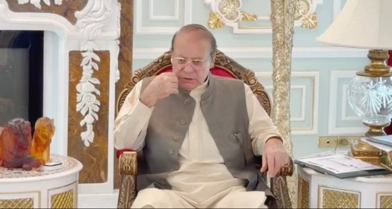Nawaz Sharif urges dialogue to restore peace in AJK