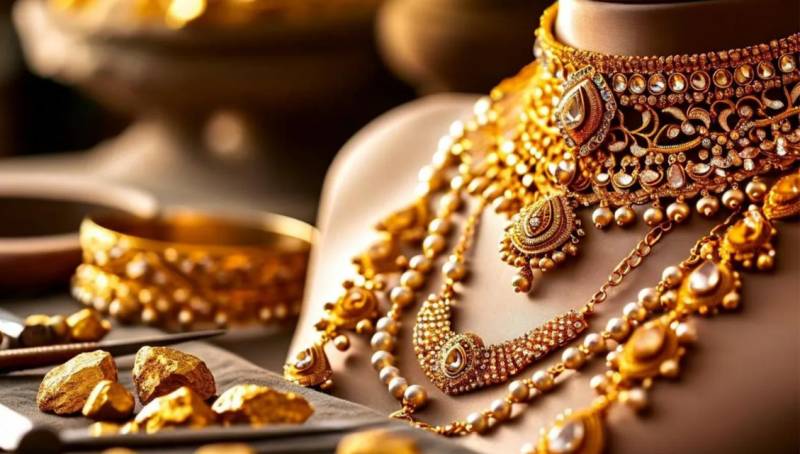 Per-tola gold falls in Pakistan as global prices edge lower 