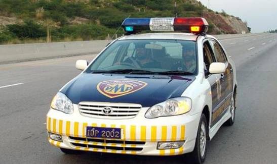 Motorway Police return bag containing gold ornaments to its owner
