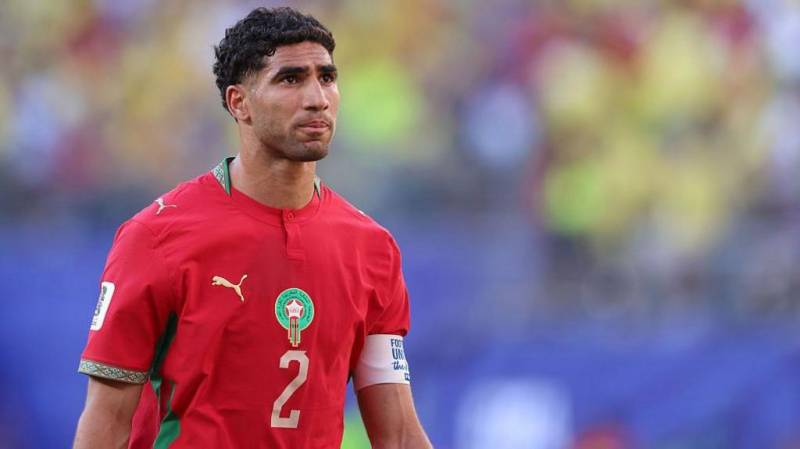 Hakimi 'calm' despite facing rape trial, says Morocco coach