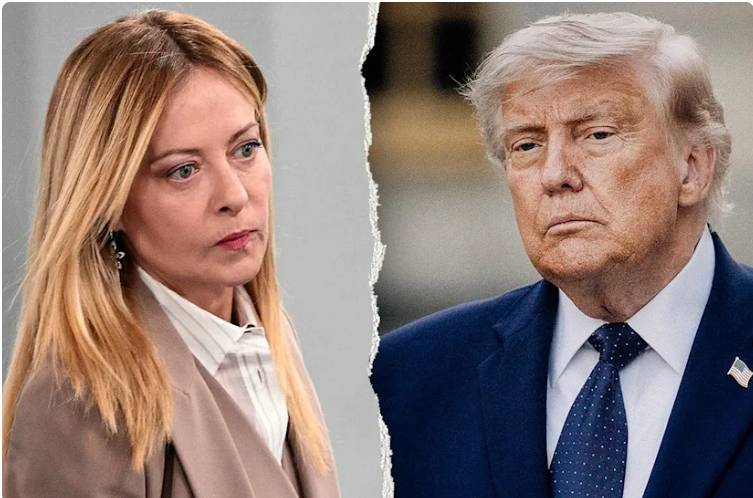 Outrage in Italy after Trump says Meloni 'begged' for photo op