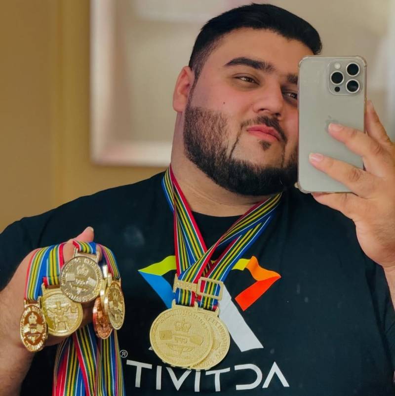 Pakistan’s strongman Nooh Butt credits parents for double gold triumph in Uzbekistan